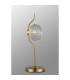 Astoria 1 Light Table Lamp 160mm Glass Brass/Clear-8