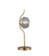 Astoria 1 Light Table Lamp 160mm Glass Brass/Smoke-1