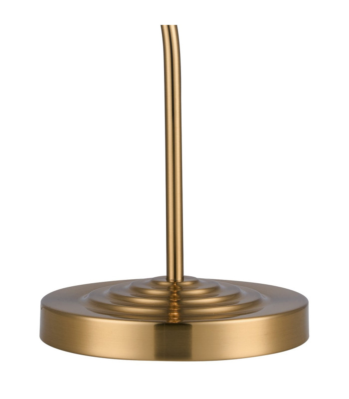 Astoria 1 Light Table Lamp 160mm Glass Brass/Smoke-6