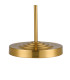 Astoria 1 Light Table Lamp 160mm Glass Brass/Smoke-7