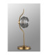 Astoria 1 Light Table Lamp 160mm Glass Brass/Smoke-8