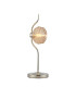 Astoria 1 Light Table Lamp 160mm Glass Polished Nickel/Amber-1