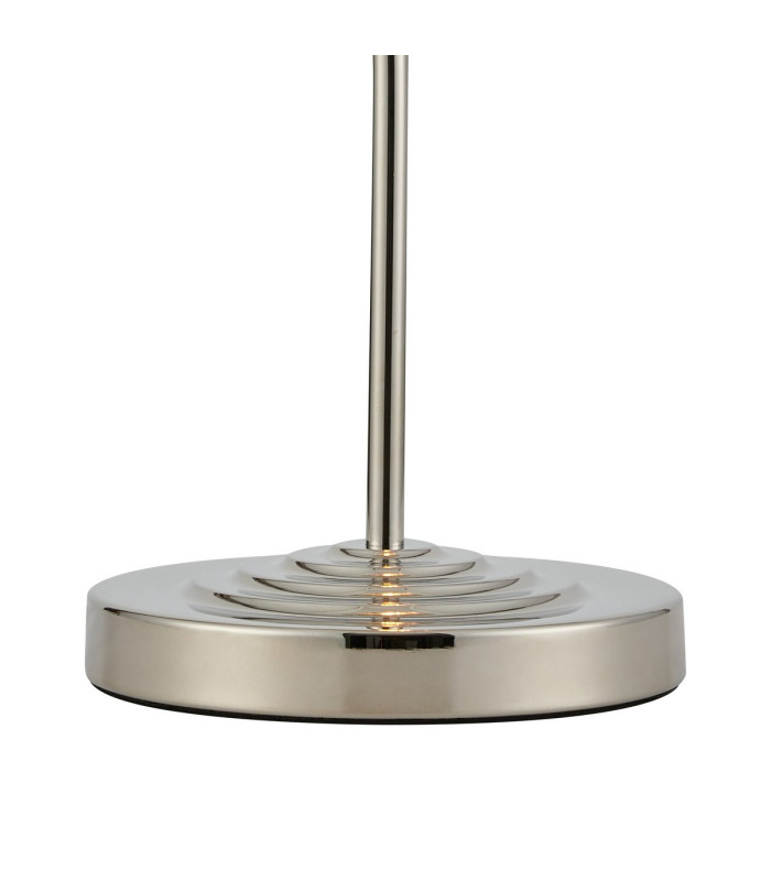 Astoria 1 Light Table Lamp 160mm Glass Polished Nickel/Amber-5