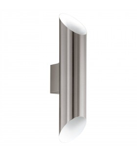LED Outdoor Up Down Wall Light Stainless Steel, White IP44 - 1