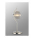 Astoria 1 Light Table Lamp 160mm Glass Polished Nickel/Clear-3