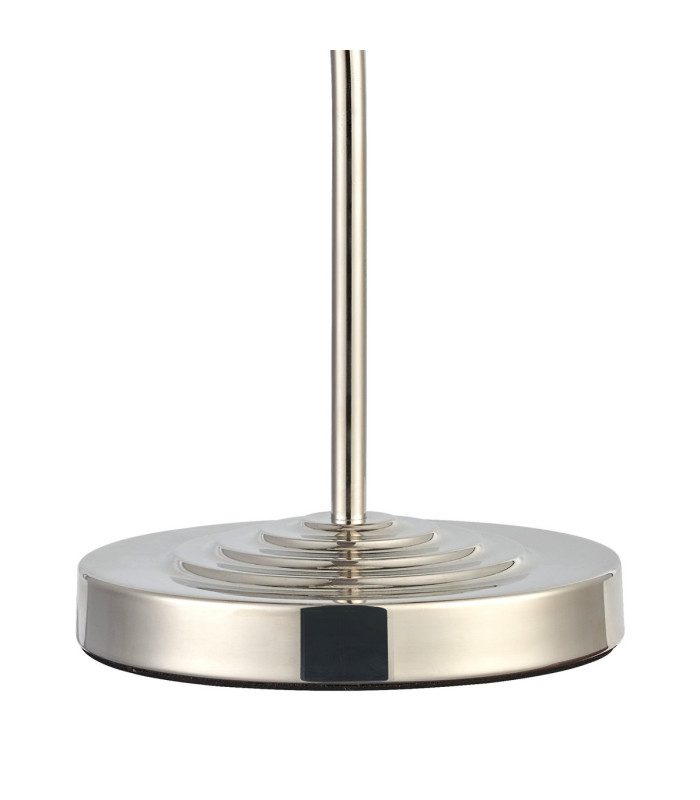 Astoria 1 Light Table Lamp 160mm Glass Polished Nickel/Clear-5
