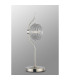 Astoria 1 Light Table Lamp 160mm Glass Polished Nickel/Clear-7