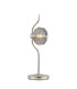 Astoria 1 Light Table Lamp 160mm Glass Polished Nickel/Smoke-1