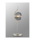 Astoria 1 Light Table Lamp 160mm Glass Polished Nickel/Smoke-3