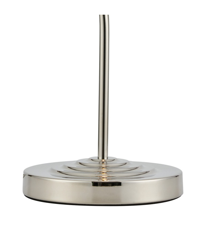 Astoria 1 Light Table Lamp 160mm Glass Polished Nickel/Smoke-5