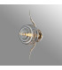 Astoria 1 Light Wall/Flush Light 160mm Glass Polished Nickel/Smoke-3