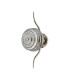 Astoria 1 Light Wall/Flush Light 160mm Glass Polished Nickel/Smoke-4