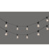 Flushing Festoon 24V DC Total 3.6W LED 2700K 1m 2 x 0.15mm² PVC Lead Cable 50cm Bulb Spacing Male Connector IP44 -3