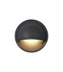 Flushing Round 24V DC Wall/Step Light 1.2W LED 3000K c/w 1m 2 x 0.3mm² PVC Cable Male Connection IP44 Anthracite -5