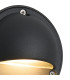 Flushing Round 24V DC Wall/Step Light 1.2W LED 3000K c/w 1m 2 x 0.3mm² PVC Cable Male Connection IP44 Anthracite -8