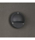 Flushing Round 24V DC Wall/Step Light 1.2W LED 3000K c/w 1m 2 x 0.3mm² PVC Cable Male Connection IP44 Anthracite -9