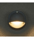 Flushing Round 24V DC Wall/Step Light 1.2W LED 3000K c/w 1m 2 x 0.3mm² PVC Cable Male Connection IP44 Anthracite -10