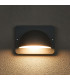 Flushing Rectangular 24V DC Wall Light 6W LED 3000K c/w 1m 2 x 0.75mm² PVC Cable Male Connection IP44 Anthracite -10