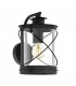 1 Light Outdoor Wall Light Black IP44, E27 - 1