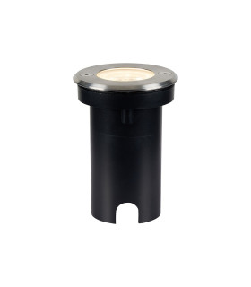 Flushing 68mm 24V DC In-Ground LED Spotlight 3W LED 3000K c/w 1m Cable IP65 -1