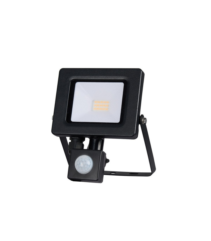 Flushing Floodlight PIR Sensor 24V DC 8W LED 3000K c/w 1m 2 x 0.75mm² PVC Cable Male Connection IP44 Black -4