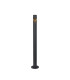 Flushing 24V DC Post Lamp Asymmetric Lens For Wide Beam 3W LED 3000K c/w 1m Cable Male Connection IP65 Anthracite -1