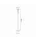 Flushing 24V DC Post Lamp Asymmetric Lens For Wide Beam 3W LED 3000K c/w 1m Cable Male Connection IP65 Anthracite -2