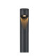 Flushing 24V DC Post Lamp Asymmetric Lens For Wide Beam 3W LED 3000K c/w 1m Cable Male Connection IP65 Anthracite -6
