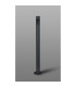 Flushing 24V DC Post Lamp Asymmetric Lens For Wide Beam 3W LED 3000K c/w 1m Cable Male Connection IP65 Anthracite -8