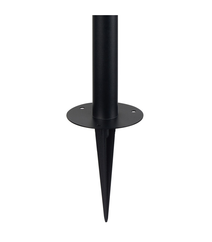 Flushing Rattan Plastic Shade Postlamp c/w Ground Spike/Base Mount 24V DC 1 x E27 c/w 1m Cable-6