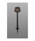 Flushing Rattan Plastic Shade Postlamp c/w Ground Spike/Base Mount 24V DC 1 x E27 c/w 1m Cable-7