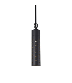 Flushing 6cm Hanging 24V DC Pendant 3W LED 3000K c/w 1m 2 x 0.75mm² PVC Cable Male Connection IP44 Anthracite -1