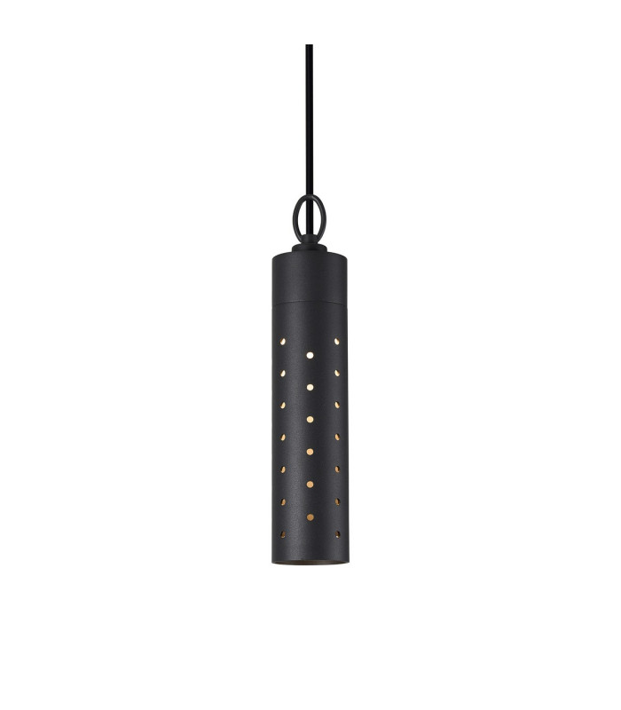 Flushing 6cm Hanging 24V DC Pendant 3W LED 3000K c/w 1m 2 x 0.75mm² PVC Cable Male Connection IP44 Anthracite -1