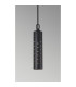 Flushing 6cm Hanging 24V DC Pendant 3W LED 3000K c/w 1m 2 x 0.75mm² PVC Cable Male Connection IP44 Anthracite -3