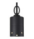 Flushing 6cm Hanging 24V DC Pendant 3W LED 3000K c/w 1m 2 x 0.75mm² PVC Cable Male Connection IP44 Anthracite -5