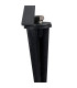 Flushing 24V DC Spotlight 2 in 1 Ground Spike/Fixed Base 3W LED 3000K c/w 1m Cable Male Connection IP65 Anthracite -6