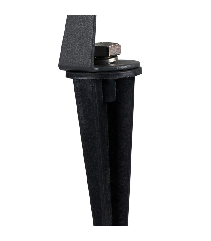 Flushing 24V DC Spotlight 2 in 1 Ground Spike/Fixed Base 3W LED 3000K c/w 1m Cable Male Connection IP65 Anthracite -6