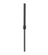 Worcester Swing Arm Telescopic Pendant 4 Light E14 Brass/Satin Black/Clear Striped Cylinder Glass-7