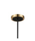 Worcester Swing Arm Telescopic Pendant 4 Light E14 Brass/Satin Black/Smoke Striped Cylinder Glass-6