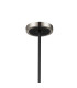 Worcester Swing Arm Telescopic Pendant 4 Light E14 Satin Nickel/Satin Black/Smoke Striped Cylinder Glass-5