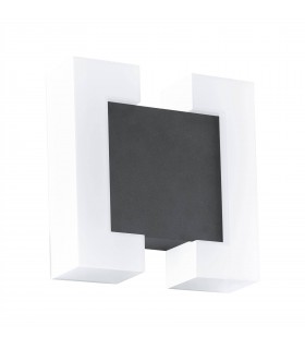 LED Outdoor Flush Wall Light Anthracite IP44 - 1