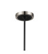 Worcester Swing Arm Telescopic Pendant 4 Light E14 Satin Nickel/Satin Black/Smoke Uniform Dimple Cylinder Glass-5