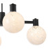 Worcester Swing Arm Telescopic Pendant 4 Light E14 Satin Nickel/Satin Black/White Round Speckled Glass-7