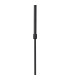 Worcester Swing Arm Telescopic Pendant 5 Light E14 Brass/Satin Black/Amber Striped Cylinder Glass-8
