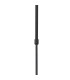 Worcester Swing Arm Telescopic Pendant 5 Light E14 Brass/Satin Black/Smoke Striped Cylinder Glass-8