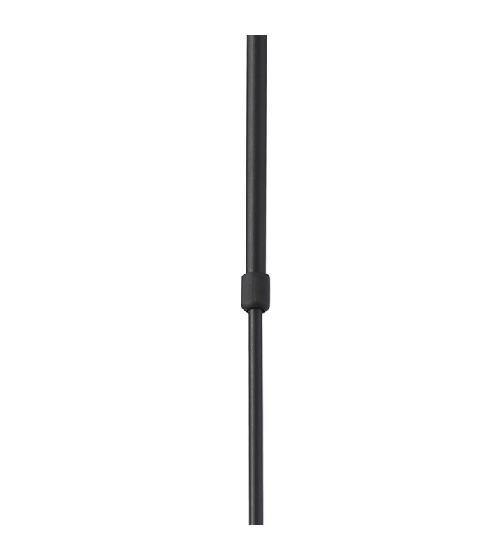 Worcester Swing Arm Telescopic Pendant 5 Light E14 Brass/Satin Black/Smoke Striped Cylinder Glass-8