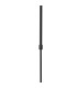 Worcester Swing Arm Telescopic Pendant 5 Light E14 Brass/Satin Black/Clear Twisted Cylinder Glass-8