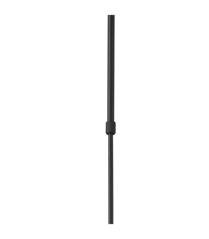 Worcester Swing Arm Telescopic Pendant 5 Light E14 Brass/Satin Black/Clear Twisted Cylinder Glass-8