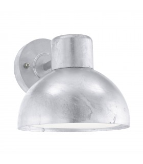 1 Light Outdoor Wall Downlight Zinc-Plated IP44, E27 - 1