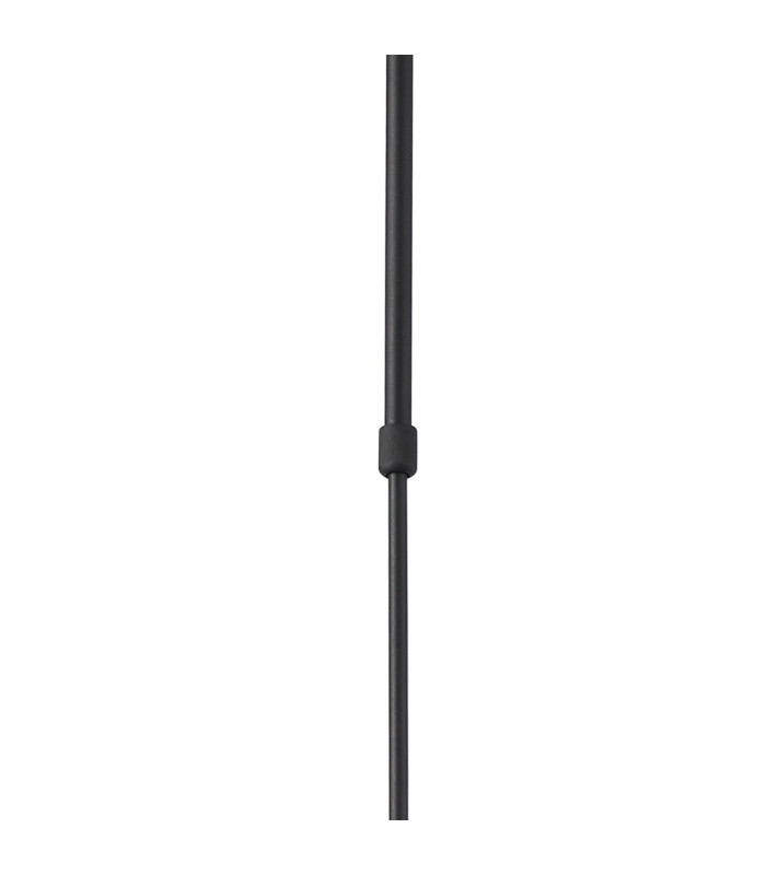 Worcester Swing Arm Telescopic Pendant 5 Light E14 Brass/Satin Black/Clear Uniform Dimple Cylinder Glass-8